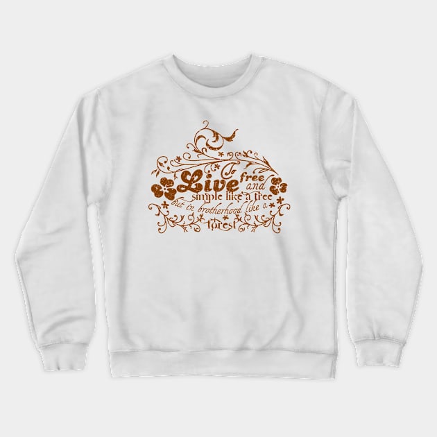 to live- Crewneck Sweatshirt by mkbl